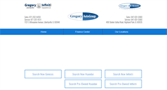 Desktop Screenshot of gregoryautogroup.com